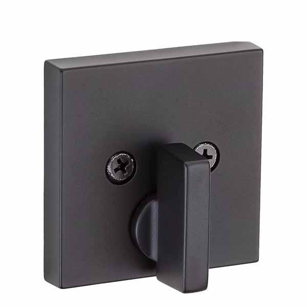 Kwikset Kwikset: Downtown Low Profile Single Cylinder Deadbolt with SmartKey Technology / Iron Black KWS-258-SQT-SMT-514